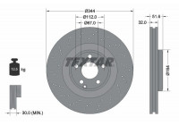 Disque de frein 92289905 Textar