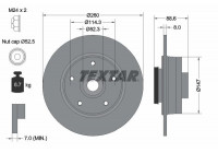 Disque de frein 92291003 Textar