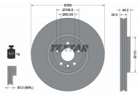 Disque de frein 92308105 Textar