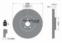Disque de frein 92308905 Textar