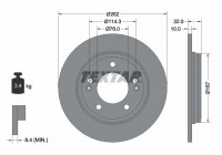 Disque de frein 92314403 Textar