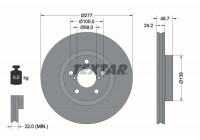 Disque de frein 92315403 Textar