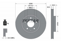 Disque de frein 92326203 Textar