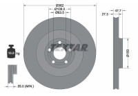 Disque de frein 92350805 Textar
