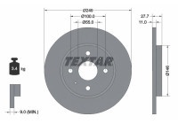 Disque de frein 92354903 Textar