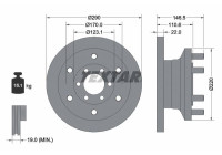 Disque de frein 93175400 Textar