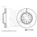 Disque de frein ADA104380 Blue Print, Vignette 2