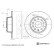 Disque de frein ADBP430012 Blue Print, Vignette 5