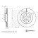 Disque de frein ADBP430013 Blue Print, Vignette 3