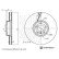 Disque de frein ADBP430023 Blue Print, Vignette 3