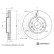 Disque de frein ADBP430027 Blue Print, Vignette 5