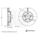Disque de frein ADBP430029 Blue Print, Vignette 3