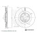 Disque de frein ADBP430046 Blue Print, Vignette 3