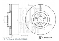 Disque de frein ADBP430070 Blue Print