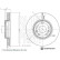 Disque de frein ADBP430104 Blue Print, Vignette 3