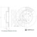 Disque de frein ADBP430150 Blue Print, Vignette 3