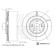 Disque de frein ADBP430153 Blue Print, Vignette 3