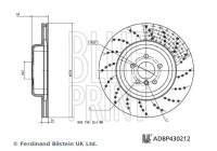 Disque de frein ADBP430212 Blue Print