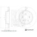 Disque de frein ADG043244 Blue Print, Vignette 2