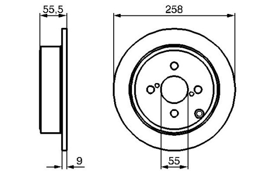 Disque de frein BD1021 Bosch, Image 5