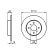 Disque de frein BD1035 Bosch