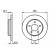 Disque de frein BD1053 Bosch, Vignette 5