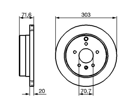 Disque de frein BD1146 Bosch, Image 5