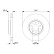 Disque de frein BD1176 Bosch, Vignette 5