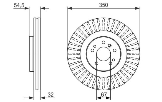 Disque de frein BD1226 Bosch, Image 5