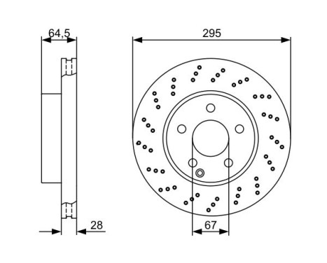 Disque de frein BD1227 Bosch, Image 5