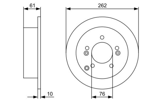 Disque de frein BD1230 Bosch, Image 5