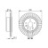 Disque de frein BD1253 Bosch