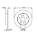 Disque de frein BD1263 Bosch