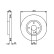 Disque de frein BD1274 Bosch