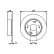 Disque de frein BD1284 Bosch, Vignette 5