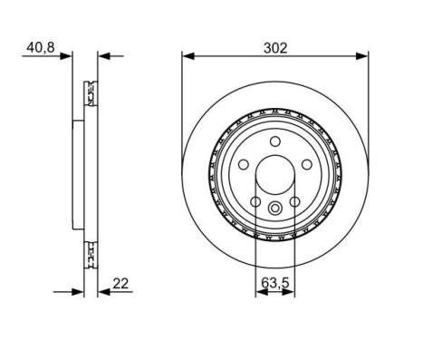 Disque de frein BD1297 Bosch, Image 5