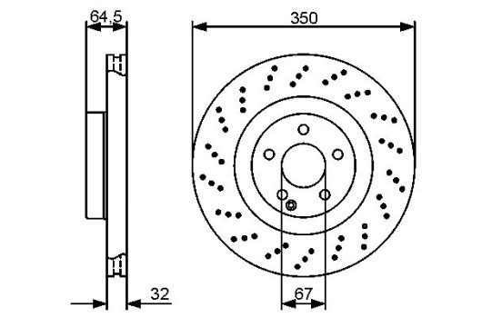 Disque de frein BD1306 Bosch, Image 5