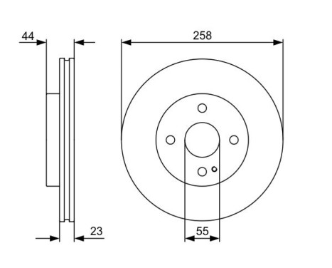 Disque de frein BD1386 Bosch, Image 5