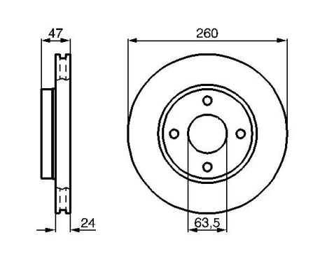 Disque de frein BD140 Bosch, Image 5