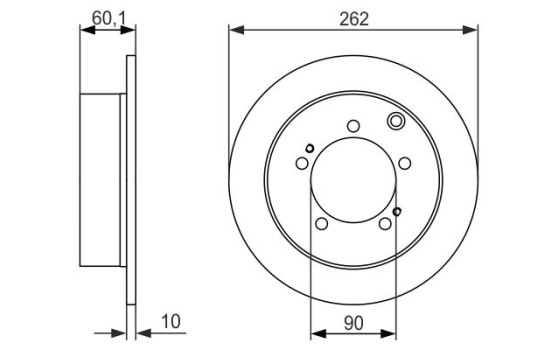 Disque de frein BD1446 Bosch, Image 5