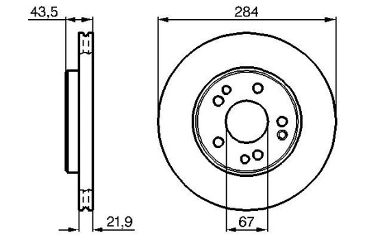 Disque de frein BD148 Bosch, Image 5