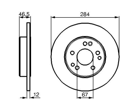 Disque de frein BD149 Bosch, Image 5