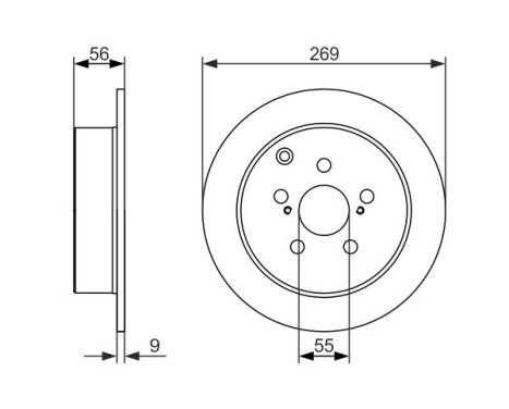 Disque de frein BD1502 Bosch, Image 5