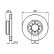 Disque de frein BD157 Bosch, Vignette 5