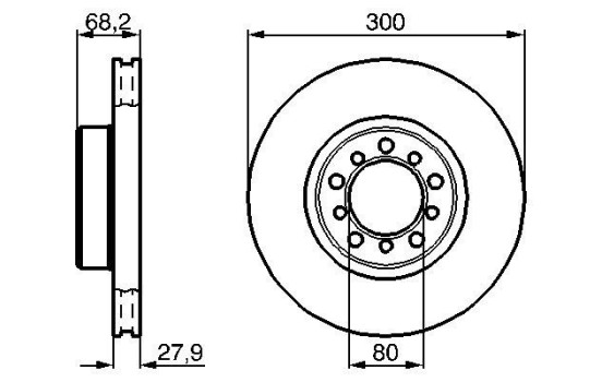 Disque de frein BD157 Bosch, Image 5