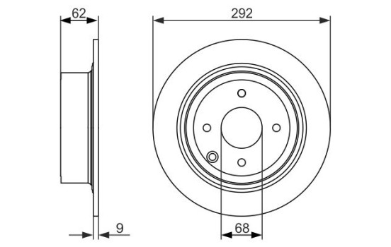 Disque de frein BD1572 Bosch, Image 5