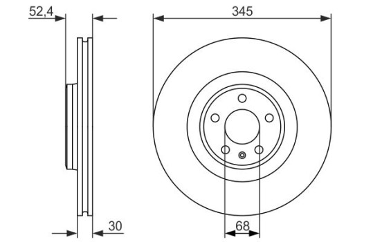 Disque de frein BD1577 Bosch, Image 5