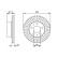 Disque de frein BD158 Bosch