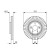 Disque de frein BD1616 Bosch