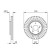 Disque de frein BD1617 Bosch